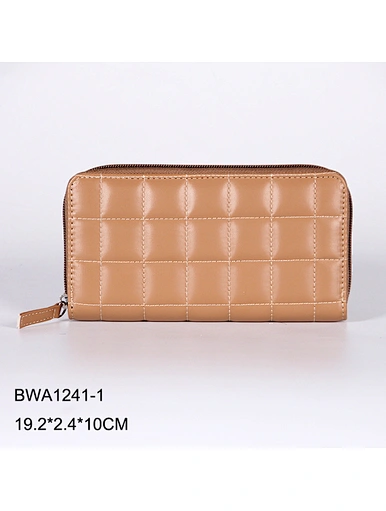 quilted leather wallet